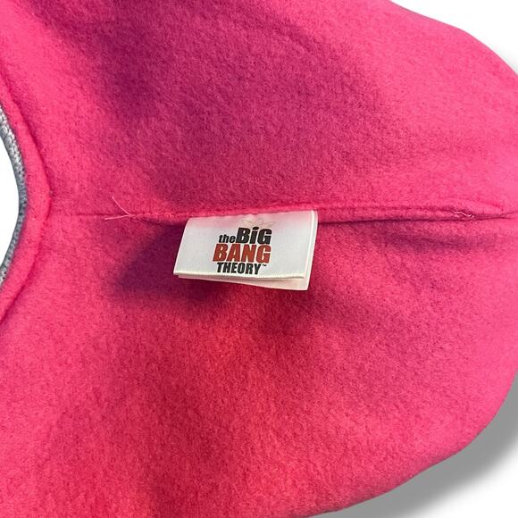 The Big Bang Theory Knit Laplander Beanie Hat Kitty Cat Fleece Lined Sheldon - Picture 8 of 12